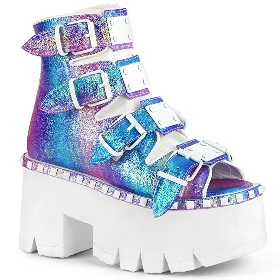 ashes_70_demonia_multi_iridescent_vegan_leather.jpg Ashes-70 Demonia Multi Iridescent Vegan Leather - Image 1