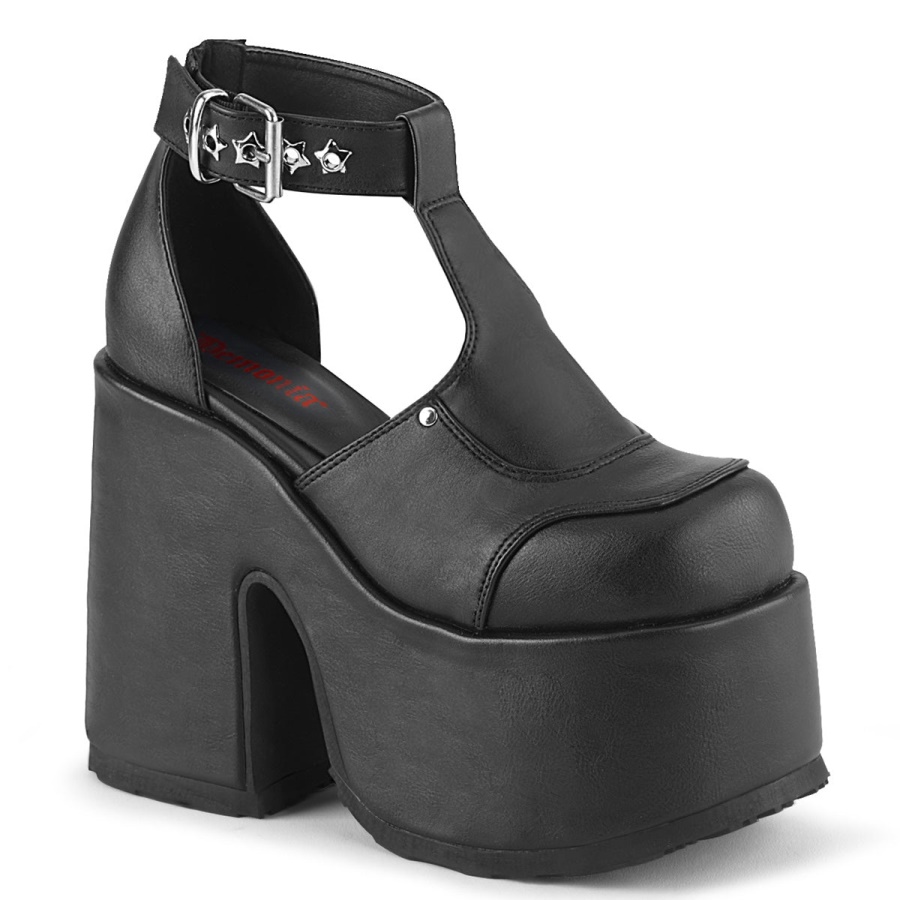 camel_103_black_vegan_leather_demonia.jpg Camel-103 Black Vegan Leather Demonia - Image 1