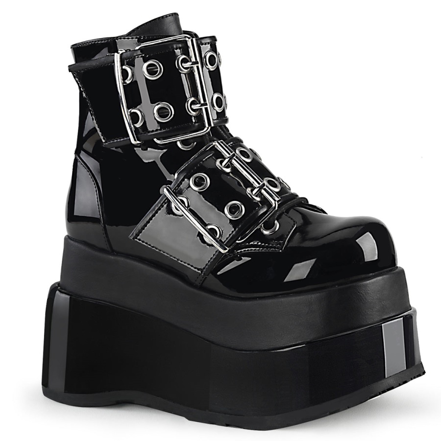 demonia_black_patent_vegan_leather_bear_104.jpg Demonia Black Patent-Vegan Leather Bear-104 - Image 1