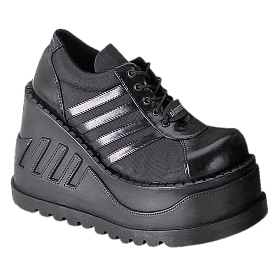 demonia_black_vegan_leather_stomp_08.jpg Demonia Black Vegan Leather Stomp-08 - Image 1
