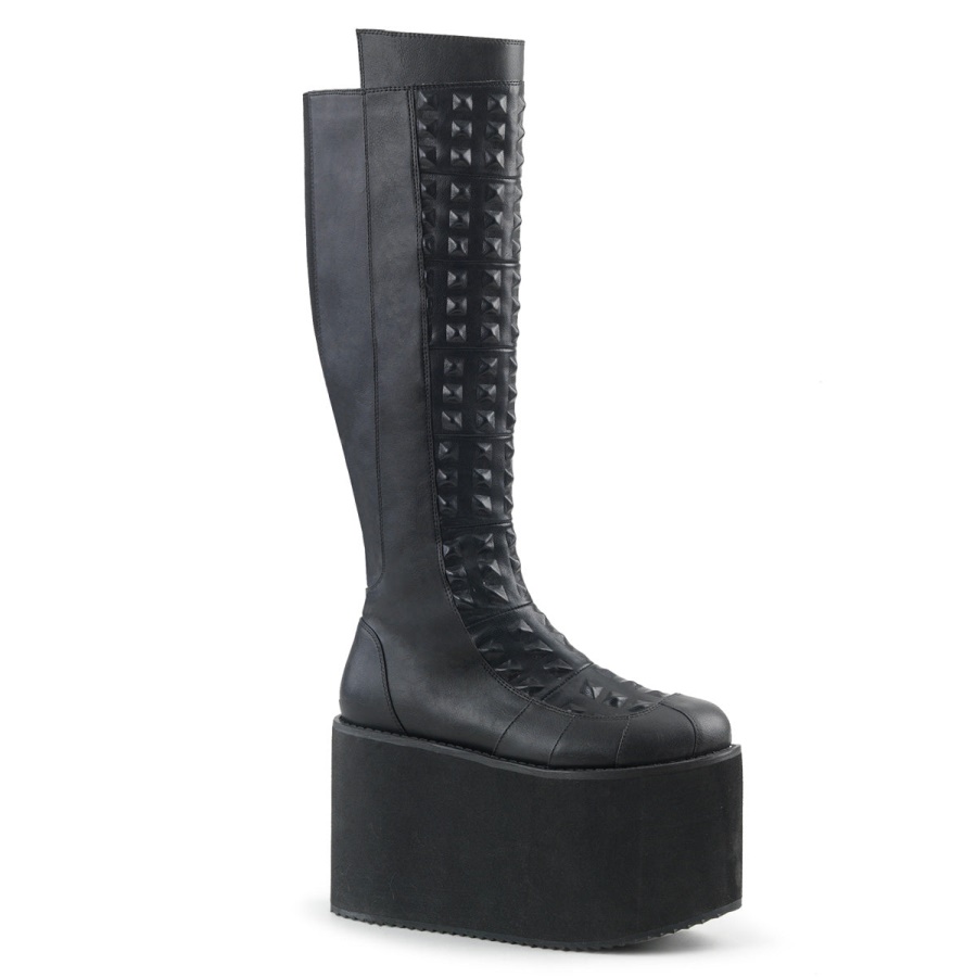 rot_13_demonia_black_faux_leather.jpg Rot-13 Demonia Black Faux Leather - Image 1