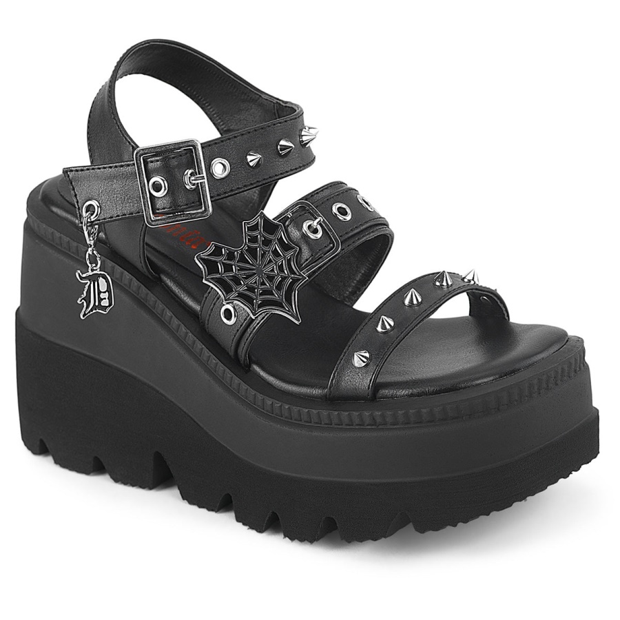 shaker_13_demonia_black_vegan_leather.jpg Shaker-13 Demonia Black Vegan Leather - Image 1