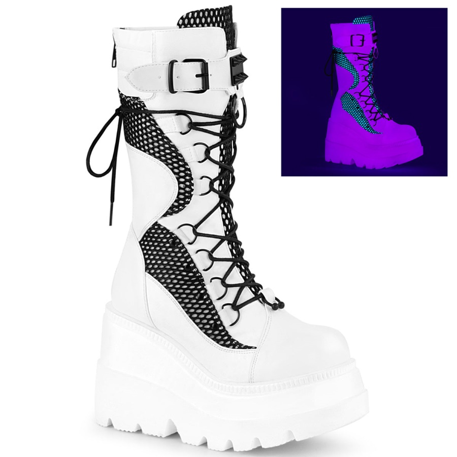 shaker_70_demonia_white_vegan_leather_black_fishnet.jpg Shaker-70 Demonia White Vegan Leather-Black Fishnet - Image 1