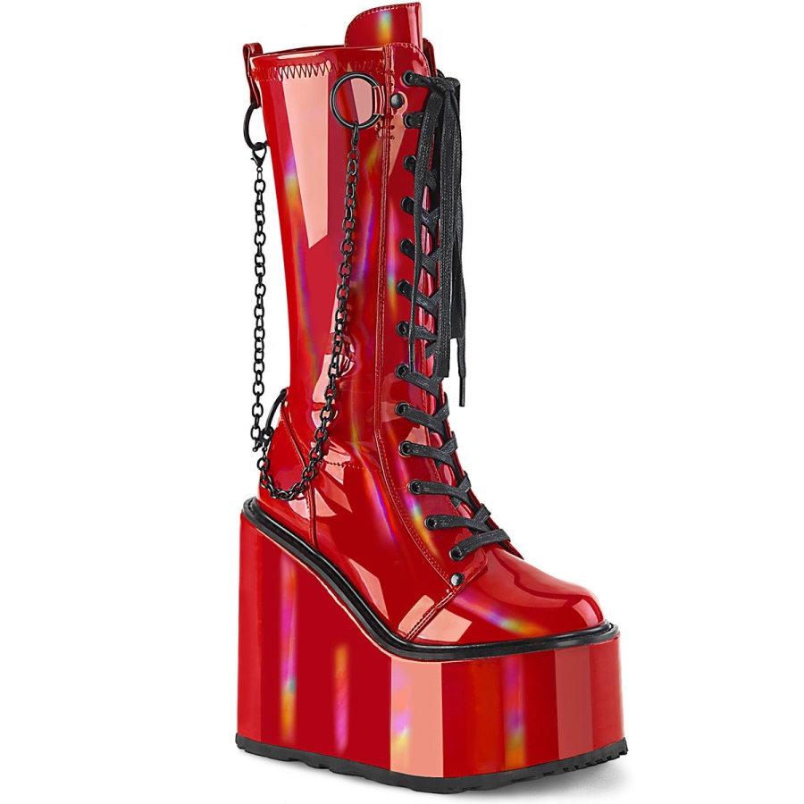 swing_150_demonia_red_holographic_stretch_patent.jpg Swing-150 Demonia Red Holographic Stretch Patent - Image 1