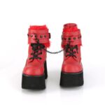 Ashes-57 Red Vegan Leather Demonia - Image 3