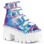 Ashes-70 Demonia Multi Iridescent Vegan Leather - Image 2