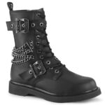 Bolt-250 Black Vegan Leather Demonia - Image 2