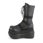 Boxer-230 Black Vegan Leather Demonia - Image 4