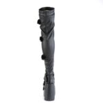 Camel-305 Black Stretch Vegan Leather Demonia - Image 5
