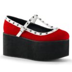 Click-07 Demonia Red Canvas-Black - Image 2