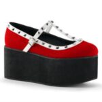 Click-07 Demonia Red Canvas-Black - Image 6