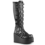 Concord-108 Black Vegan Leather Demonia - Image 6