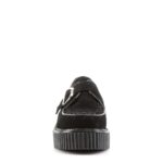 Creeper-118 Black Vegan Suede Demonia - Image 3