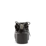 Creeper-212 Demonia Black Vegan Leather-Lace - Image 5