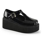 Creeper-214 Black Patent Demonia - Image 2