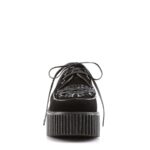 Creeper-216 Demonia Black Vegan Suede - Image 3