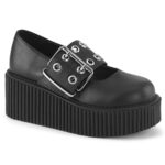 Creeper-230 Black Vegan Leather Demonia - Image 2