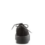 Creeper-400 Demonia Black Suede-Cheetah Fur - Image 5