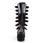 Damned-318 Black Hologram Vegan Leather Demonia - Image 5