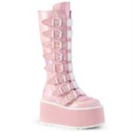 Damned-318 Demonia Baby Pink Holo Patent - Image 3