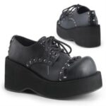 Dank-110 Demonia Black Vegan Leather - Image 6