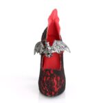 Demon-18 Demonia Red Satin-Black Lace - Image 3