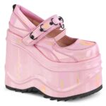 Demonia Baby Pink Hologram Patent Wave-48