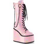 Demonia Baby Pink Patent Swing-150