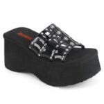 Demonia Black Patent Funn-13 - Image 3