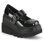 Demonia Black Patent Shaker-23