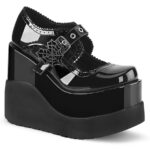 Demonia Black Patent Void-38 - Image 2