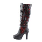 Demonia Black-Red Vegan Leather Crypto-106 - Image 4