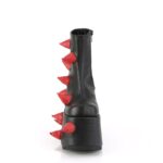 Demonia Black-Red Vegan Leather Slay-77 - Image 3