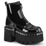 Demonia Black Vegan Leather Ashes-100