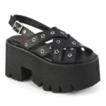 Demonia Black Vegan Leather Ashes-12 - Image 6