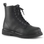 Demonia Black Vegan Leather Bolt-100 - Image 6