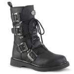 Demonia Black Vegan Leather Bolt-265
