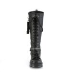Demonia Black Vegan Leather Bratty-206 - Image 3