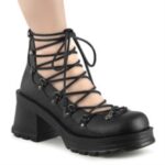 Demonia Black Vegan Leather Bratty-32 - Image 6