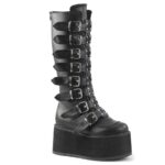 Demonia Black Vegan Leather Damned-318 - Image 2