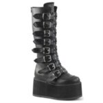 Demonia Black Vegan Leather Damned-318 - Image 6