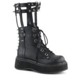Demonia Black Vegan Leather Emily-357 - Image 6