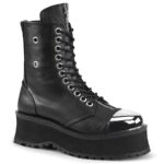 Demonia Black Vegan Leather Gravedigger-10