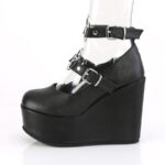 Demonia Black Vegan Leather Poison-99-1 - Image 4