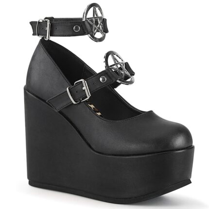 Demonia Black Vegan Leather Poison-99-1