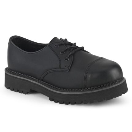 Demonia Black Vegan Leather Riot-03