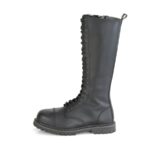 Demonia Black Vegan Leather Riot-20 - Image 4