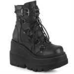Demonia Black Vegan Leather Shaker-60 - Image 6