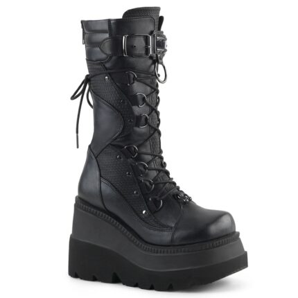 Demonia Black Vegan Leather Shaker-70