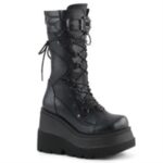 Demonia Black Vegan Leather Shaker-70 - Image 6